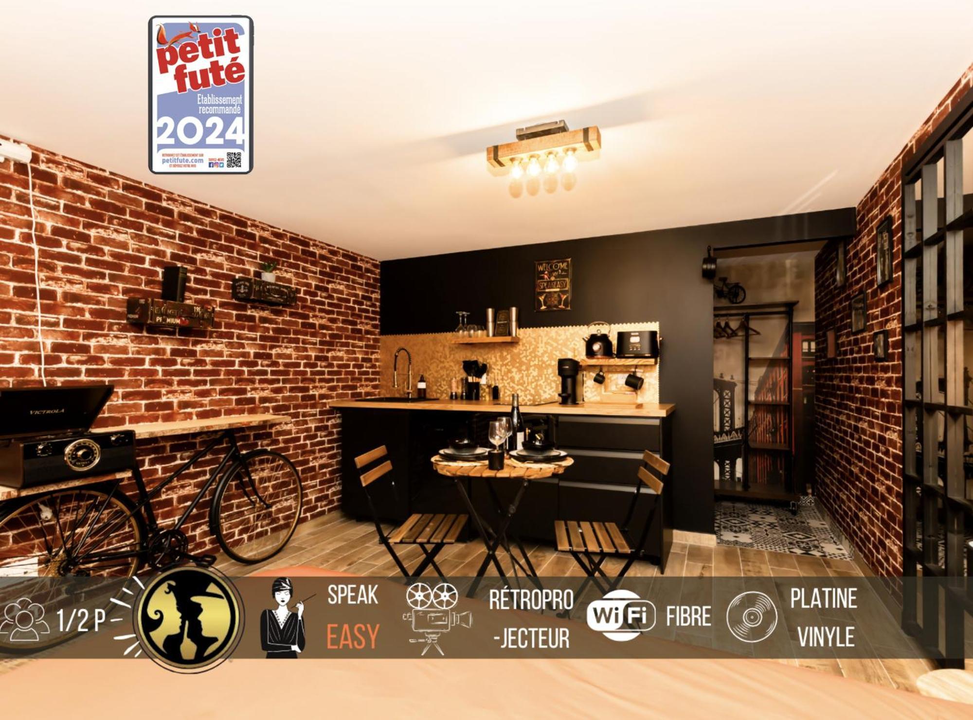 "The Speakeasy" Pub New Yorkais Centre Ville - Ideal Pro - Wifi Fibre - Retroprojecteur Cinema Saint-Etienne  Exterior photo